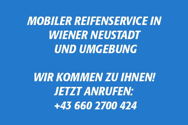 Mobiler Reifenservice in Wien +43 660 2700 424