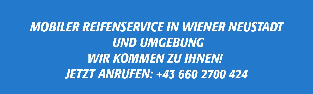 Mobiler Reifenservice in Wien +43 660 2700 424